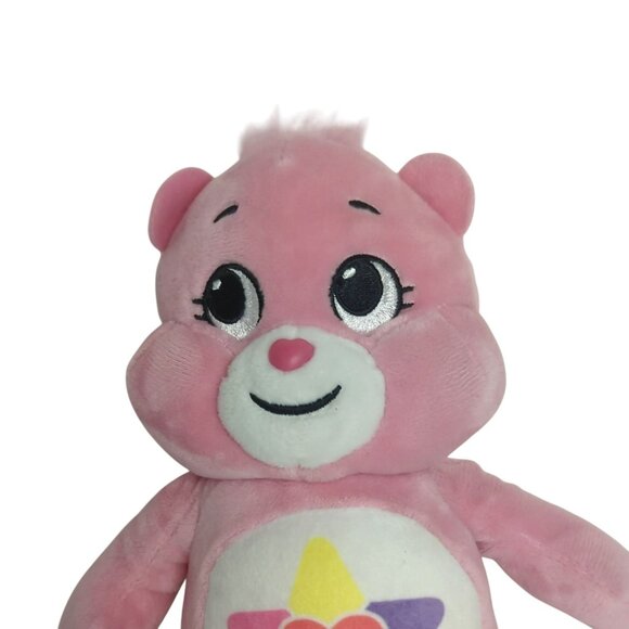 Care Bears True Heart Bear Plush 9” Pink Stuffed Animal Rainbow Star 2022 - Picture 2 of 5